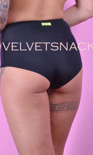 Monokini Basic Alto Nero