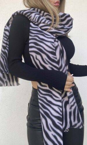 Maxi Sciarpa Zebra