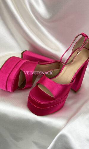 Sandali Donatella Fucsia