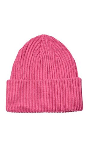 PIECES-berretto-maglia-a-coste-rosa-back-velvetsnack