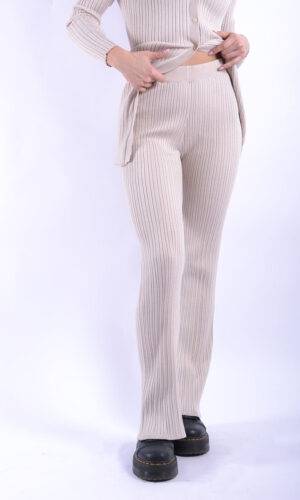 Only Panta Flare Maglina Beige