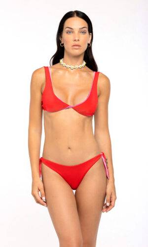 4Giveness Bikini Top Silky Rosso