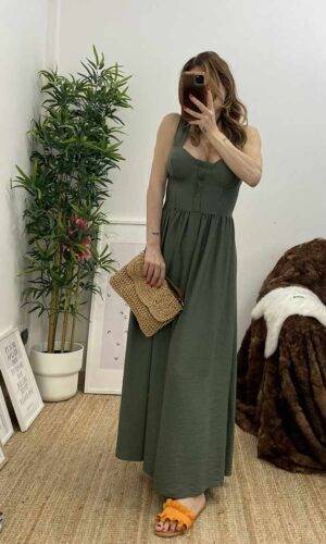 VelvetSnack Vestito Sophie Army