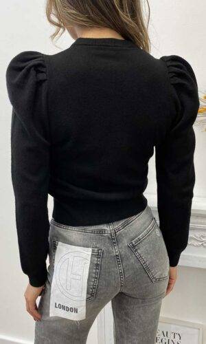 Have One Maglia manica a sbuffo Nero