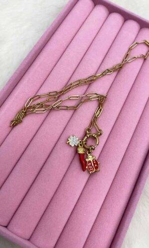 VelvetSnack Collana Good Luck Oro