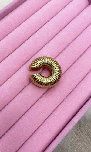 VelvetSnack Earcuff Rigato Gold