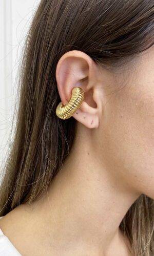VelvetSnack Earcuff Rigato Gold