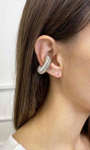 VelvetSnack Earcuff Rigato Silver