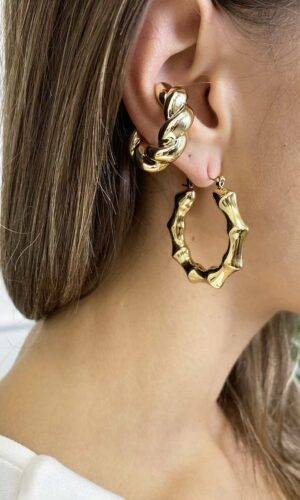VelvetSnack Earcuff Bombato Gold