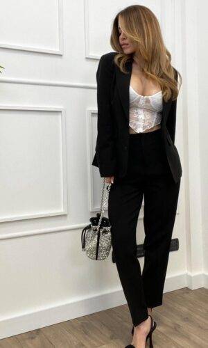 Only Blazer Spring Nero