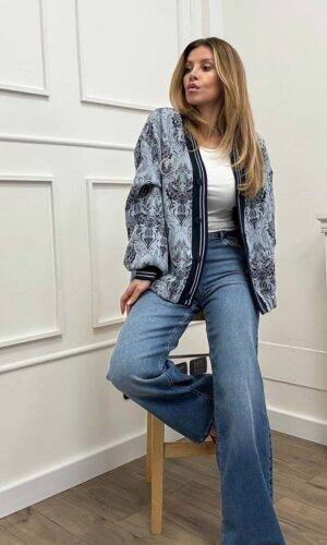 HaveOne Giubbotto Jacquard Blue