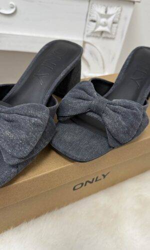 Only Sandali Denim Fiocco