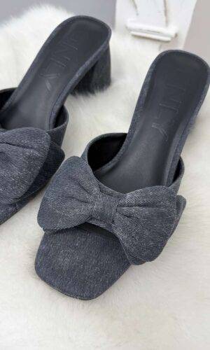Only Sandali Denim Fiocco