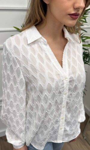 Only Camicia Kos Bianco