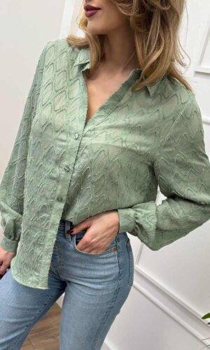 Only Camicia Kos Verde