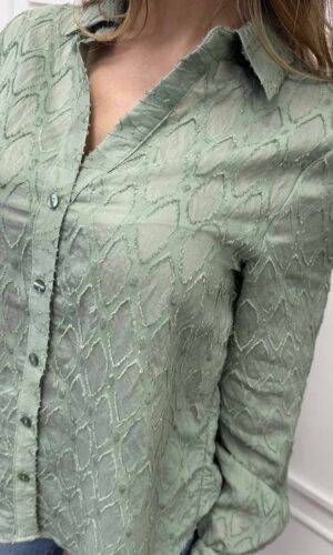 Only Camicia Kos Verde