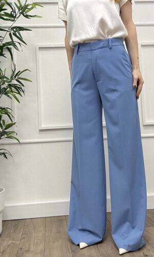 HaveOne Pantalone Palazzo Blue Denim