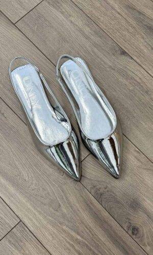 Only Slingback Silver