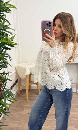 Pieces Camicia Sangallo