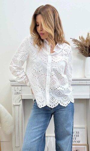 Pieces Camicia Sangallo
