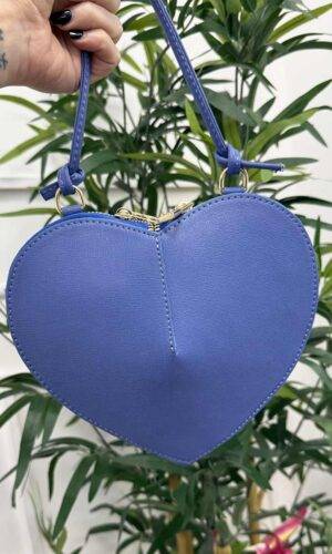 VelvetSnack Borsa Love Blue Denim
