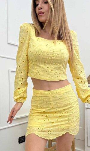 Vero Moda Skort Sangallo Niky Giallo