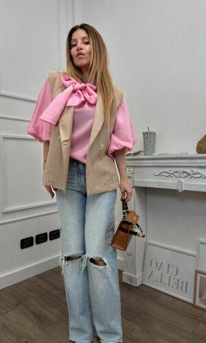 HaveOne Blusa Fiocco Rosa