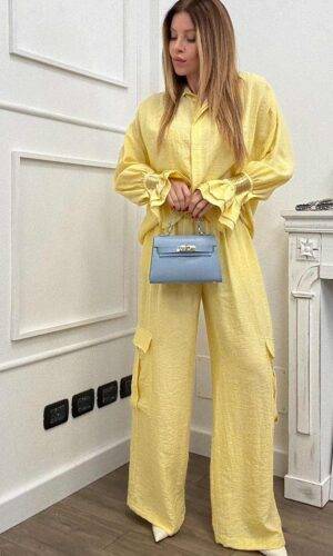 HaveOne Camicia Bracciali Giallo