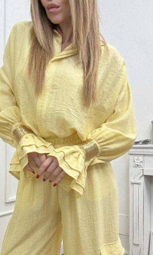 HaveOne Camicia Bracciali Giallo
