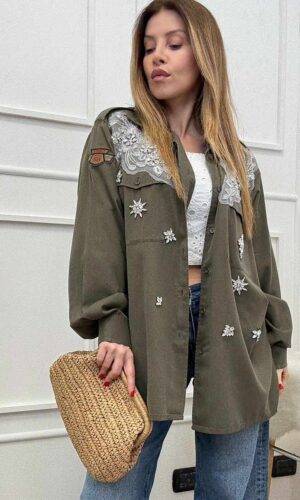 HaveOne Camicia Vintage Applicazioni