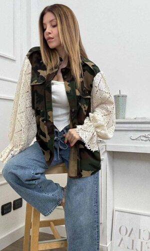 HaveOne Camicia Vintage Maniche Maglia