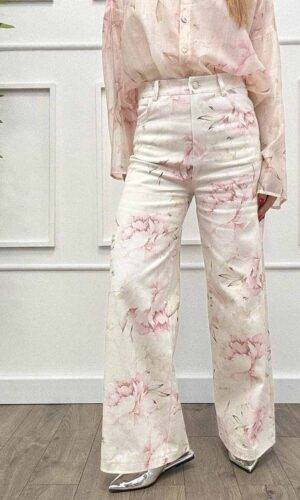 HaveOne Pantalone Stampa Floreale
