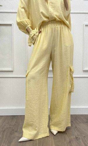 HaveOne Pantalone Tasconi Giallo