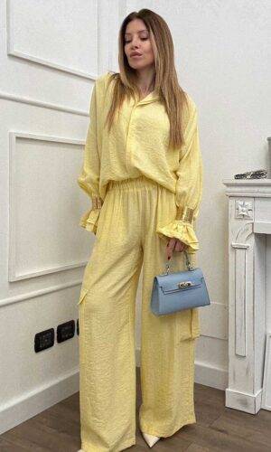 HaveOne Pantalone Tasconi Giallo