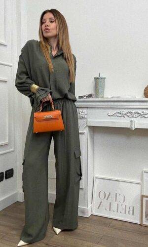 HaveOne Pantalone Tasconi Verde