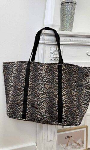 Only Beach Bag Leopardata