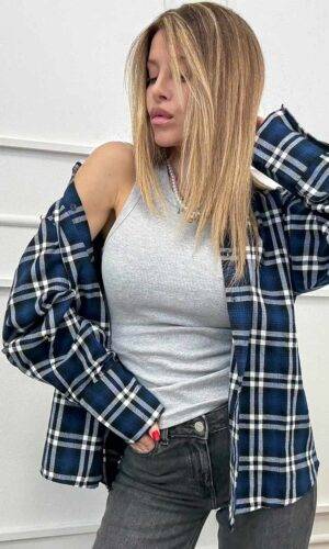 JJXX Canotta Costina Grigio