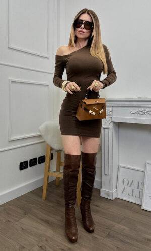 Glamorous MiniAbito Bea Tabacco