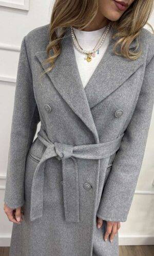 HaveOne Cappotto Doppiopetto Grigio