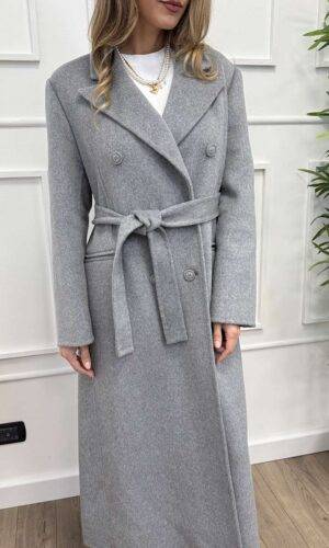 HaveOne Cappotto Doppiopetto Grigio