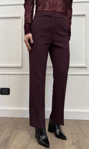 HaveOne Pantalone Slim Bordeaux