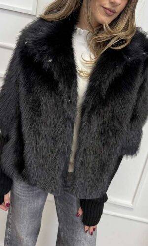 HaveOne Pelliccia Manicotti Nero