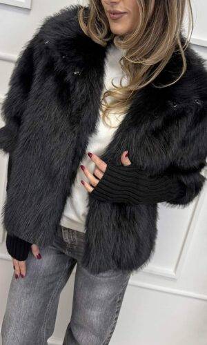 HaveOne Pelliccia Manicotti Nero