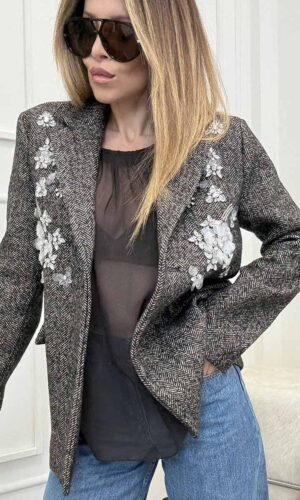 HaveOne Blazer Coat Ricami