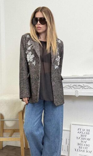 HaveOne Blazer Coat Ricami