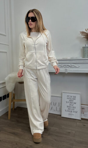 Only Felpa Tuta Ciniglia Burro