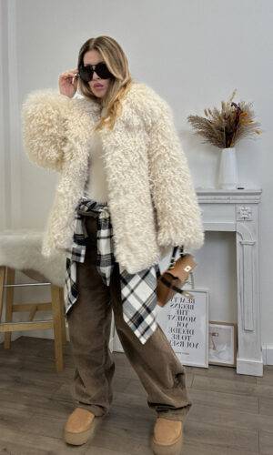 Only Pantalone Millerighe Gianna Nocciola