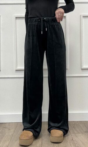 Only Pantalone Tuta Ciniglia Nero