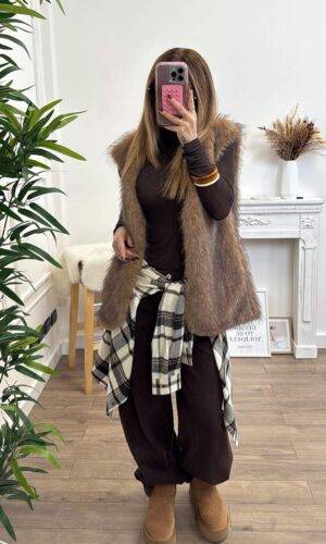 VelvetSnack Maglia Kim Collo Alto Moro