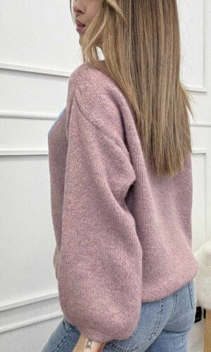 VelvetSnack Maglia No Vabbe’ Malva